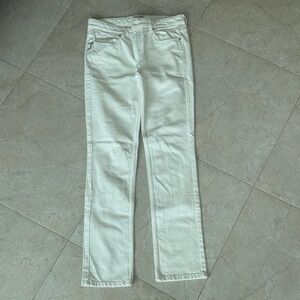 Zadig & Voltaire Cream Straight Leg Jeans